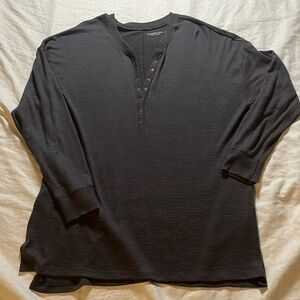 Abercrombie Cozy Oversized Boyfriend Henley size XL